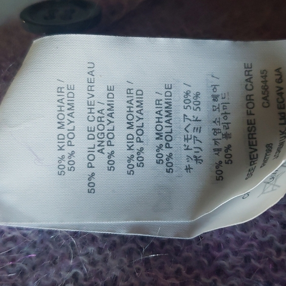 Jcrew lightweight mohair sheer boyfriend cardigan Academia Preppy Style - Picture 4 of 6